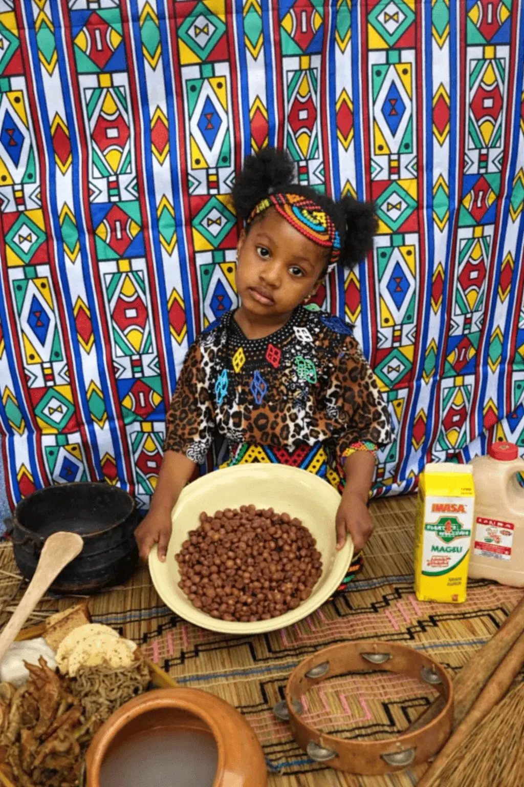 Happy child at Bambanani Day Care learning